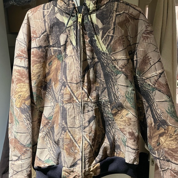 Carhartt Camo Jacket J221-CAP Realtree AP Mens Size XLT USA Union Made - Picture 5 of 9